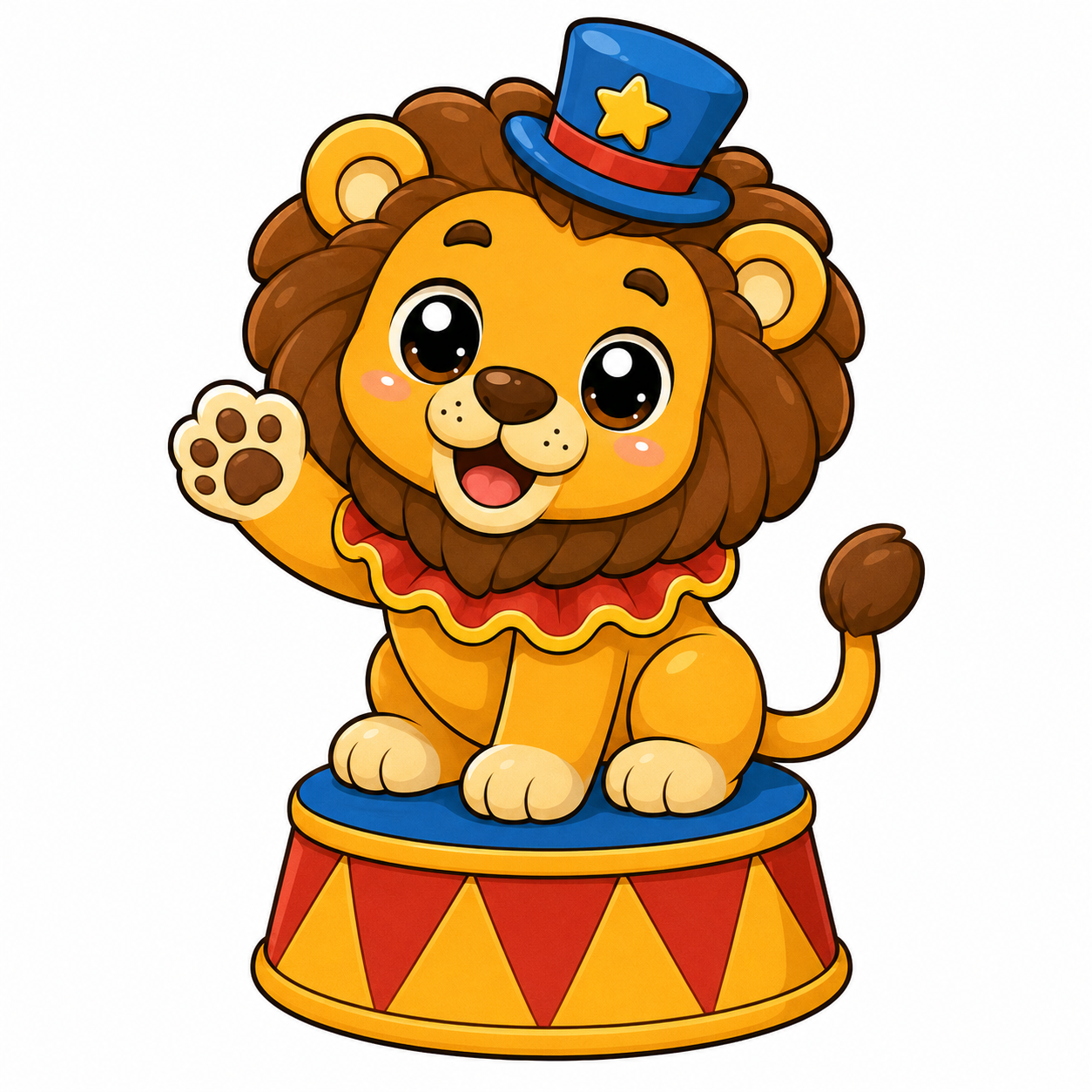 Kawaii circus lion classroom theme direction
