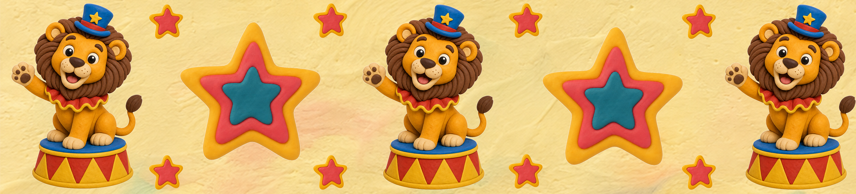 Complete Circus Lion lion bulletin-board border