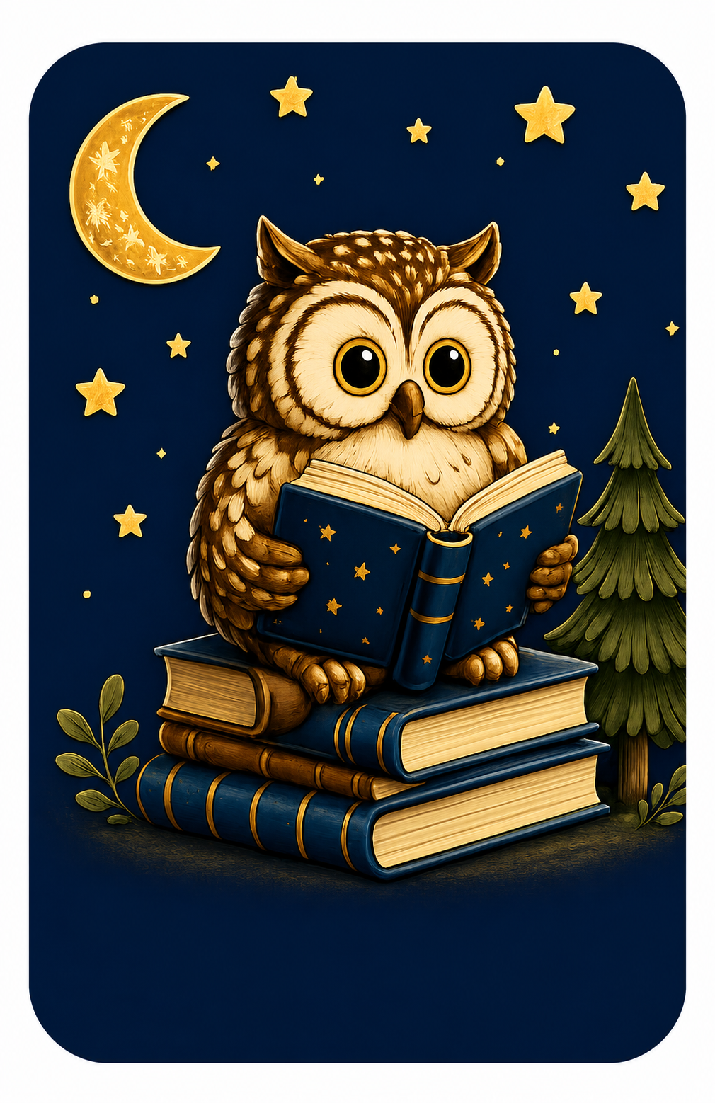 Storytime Owl theme artwork